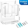 Wall Mounted Dry Erase Marker Holder for Remotes Pens for Classroom Organization