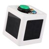 4 Sided Cube Timer, 1.4 Inch HD Display Seconds Countdown Timer Adjust Brightness for Poker Shot Clock Workout Timer and Game Timer for Time Management, Meeting, Office, Study (White)