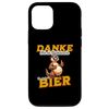 Hülle für iPhone 14 Pro Bierbauch Lustiger Spruch Danke es wird ein Bier