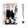 Hook, Belt Type, Black, 2 Pieces