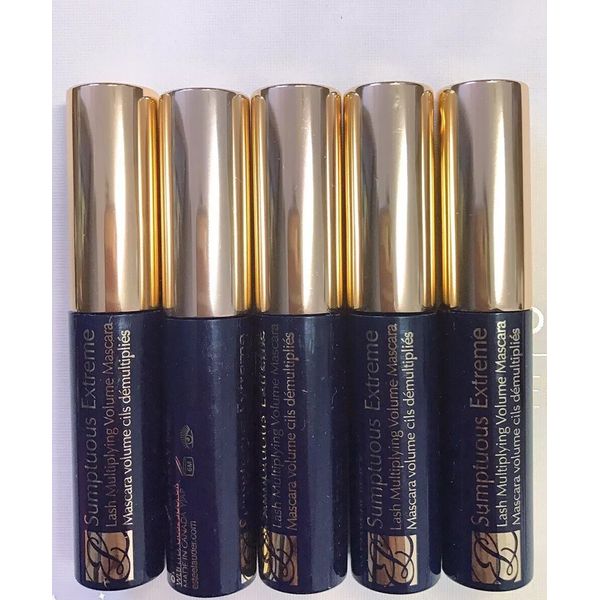 5* Estee Lauder Sumptuous Extreme Lash Multiplying Volume Mascara 01 Extreme BlK
