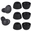 Wiki VALLEY Eartips for Galaxy Buds2 Pro Ear Tips Set, 3 Pair Soft Silicone Covers, Black