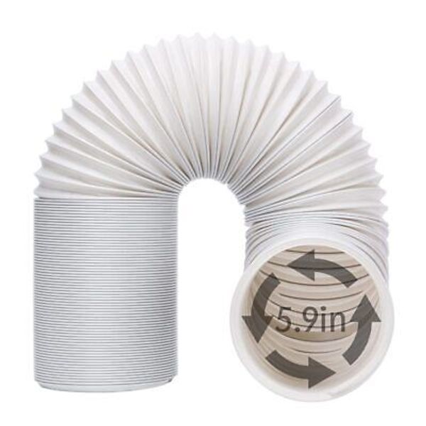 Portable Air Conditioner Hose 5.9"/15cm Anticlockwise Thread Univer