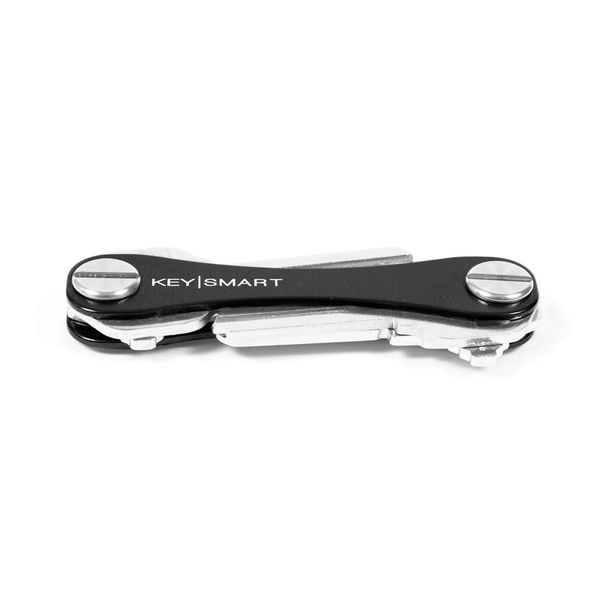 KeySmart Compact Key Holder (2-8 Keys, Black)