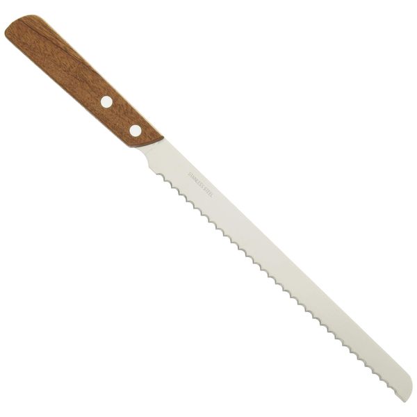 Echo Metal 0359-614 Wooden Handle Bread Knife