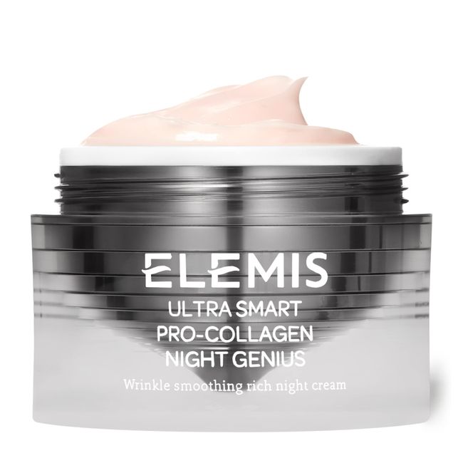 ELEMIS ULTRA SMART Pro-Collagen Night Genius | Powerful Anti-Wrinkle Rich Recovery Cream Replenishes, Rejuvenates, and Firms Skin Overnight | 50 mL