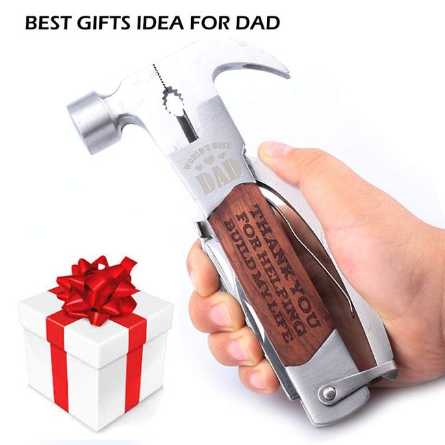 Gifts For Dad Multitool Hammer Dad Gifts Who Wants Nothing Cool Gadgets For  Men Christmas Birthday Gifts For Men Him Dad Grandpa Fathers Gift Day From  Wife Kids Son Daughter.