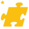 Plexiglas® Cut 3-50 cm - Puzzle Yellow, Size: 11 cm, Pack of 1