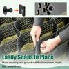 Geogrid Connectors Clips for All GeoCell, Break-Proof Design - 50 Pack