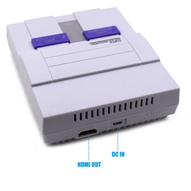 Super Nintendo SNES Mini Console with 21 Games Inbuilt