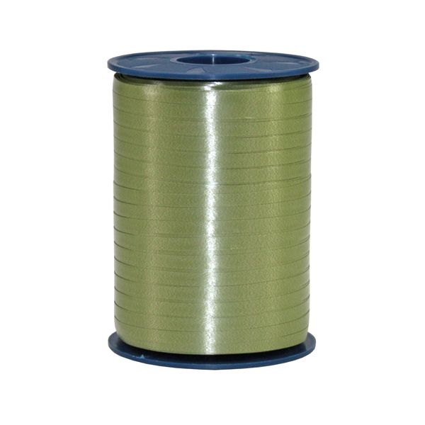 C.E. Pattberg AMERICA Gift curling Ribbon olive (green), 546 yards of balloonribbon for Gift Wrapping, 0.2 inches width, Accessories for Decoration & Handicrafts, Decoration Ribbon for Presents