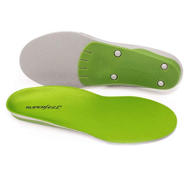 SUPER Feet Wide Size [TRIM FIT Green Wide] Super Foot Insole, Trim Fit, Green, Wide, Genuine Product (05:E (27.5 - 29.0))