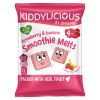 Kiddylicious Strawberry & Banana Smoothie Melts Multipack 4x6g