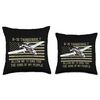 Funny A10 Thunderbolt Warthog BRRRRRT Throw Pillow