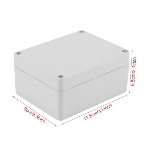 IP65 Junction Box ABS Electrical Project Box Enclosure Case for Indoor and Outdoor Electrical Communications Fire Fighting Equipment(115 * 90 * 55mm)