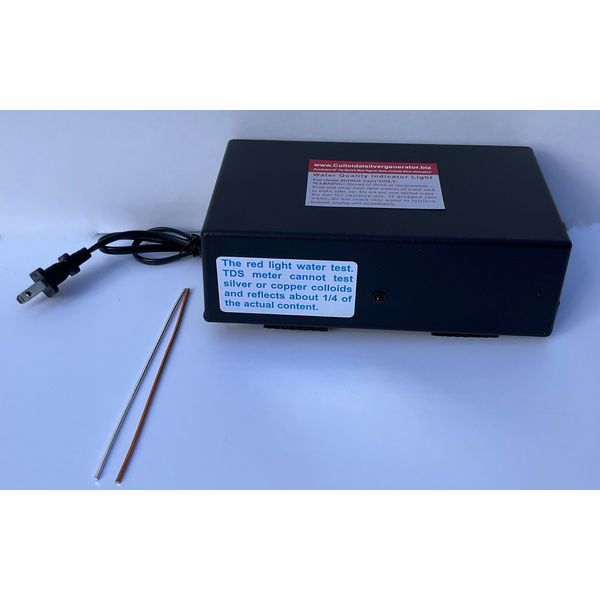 Colloidal Copper/Silver Generator 110/120 V one Quart 10 ppm 3 hrs.
