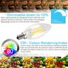 NITOR Lighting LED Candelabra Bulb, 4 Watt E12 Filament Candle Light bulbs,