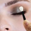 MEMOFYND 100 Black & White Mini Sponge Brushes, 5cm, Soft & Durable, Multifunctional for Eyeshadow, Blush & Highlights