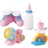 Wilton 4 Pieces Baby Things Candles Set, Multi-Colour