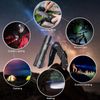 5.3oz Small and Extremely LED Tactical Flashlight Zoomable Handheld Flash Light