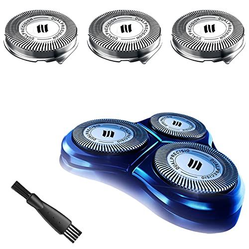 HQ8 Replacement Heads Fit for Philips Shaver Razor Blades New Upgraded Compatible with Norelco Shaver & Aquatec Shavers HQ7100, HQ8160, AT810, PT720, PT860, 8892XL, 3 Pack