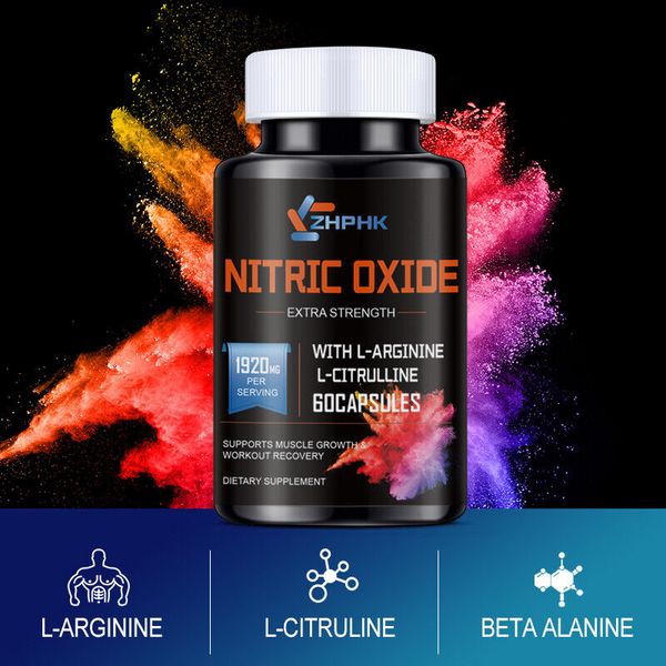 Extra Strength Nitric Oxide Supplement L Arginine L Citrulline Highest Potency