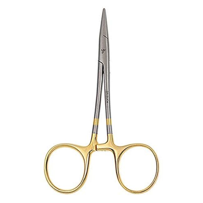 Dr. Slick Spring Creek Clamp, 5", Gold Loops, Straight