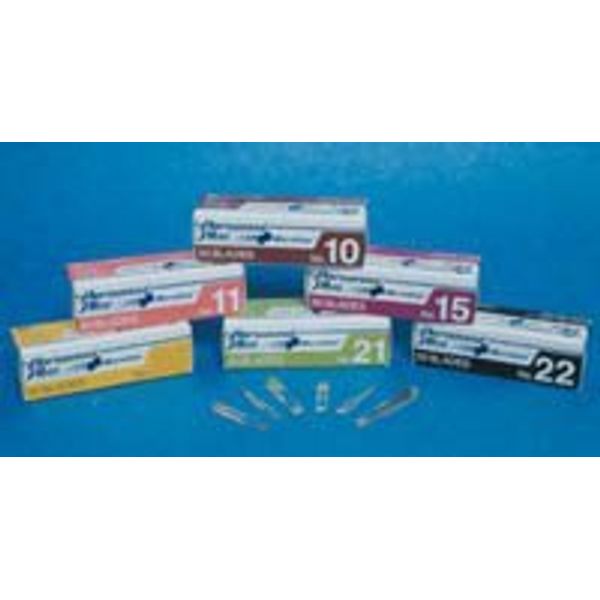 73-0410 PT# 73-0410- Blade Scalpel PT# 10 Personna Plus SS Sterile Disposable 50/Bx by, American Safety Razor Co.