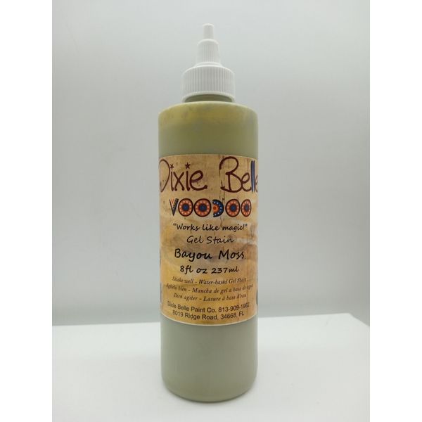 Dixie Belle Paint Bayou Moss Gel Stain Water Based Natural 8 oz. Free Shipping