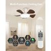 Ceiling Fans with Lights, 30 Inch Low Profile Ceiling Fan with Light and Remote,