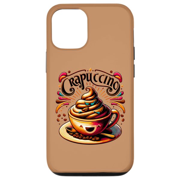 Hülle für iPhone 15 Crapuccino Diarrhea Poop Meme Funny Coffee Lover Women Girls