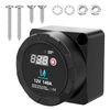 Dual Battery Isolator Kit,12V 140A LCD Display Voltage Sensitive Relay VSR Relay