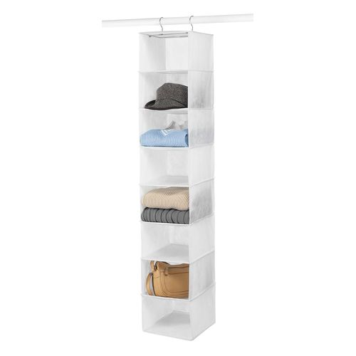 Whitmor 8 Section Accessory Shelves White
