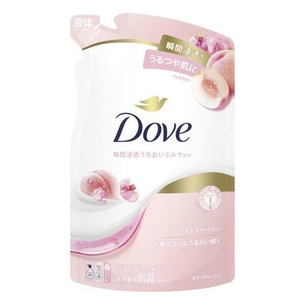 Dove Body Wash Peach &amp; Sweet Pea Refill, 330g