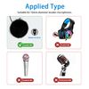 Lavalier Wind Muff 2 Pack Lapel Microphone Windscreen Muff Outdoor Furry Lav Windscreen Windproof Wind Screen (1cm, black)