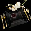 5oz Disposable Clear Square Plastic Dessert Bowl Splendid Collection 20pcs