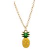 bluebubble Feelin Fruity Pineapple Charm Necklace on Gift Card