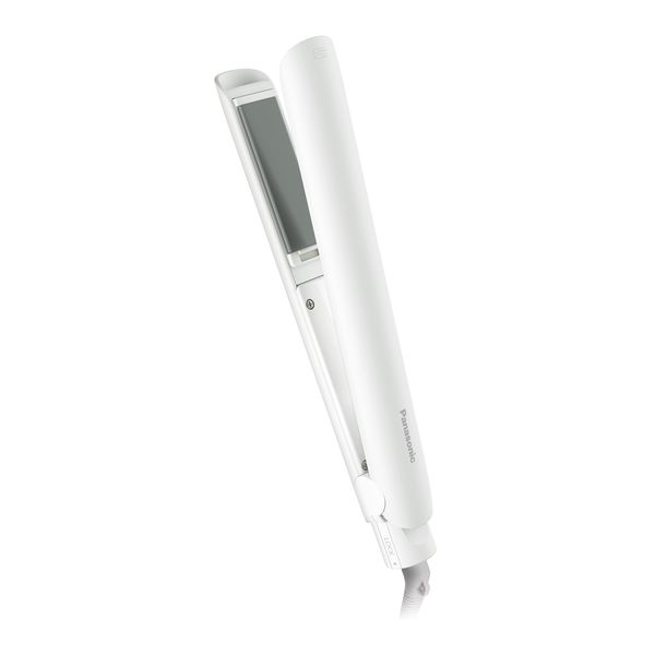 Panasonic EH-HV1A-W Compact Straightening Iron, 2-Way, Lightweight, Gloss Coating, White