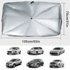 Car Front Windshield Sun Shade Visor Cover Foldable Umbrella For Block Heat UV.