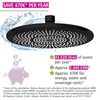 Watersaving Universal Shower Head with Water-Saving System
