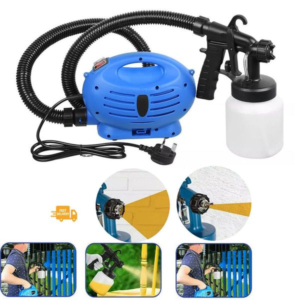 800ML Paint Sprayer Gun Handheld Painting Gun 650W Electric Zoom Sprayer HVLP US