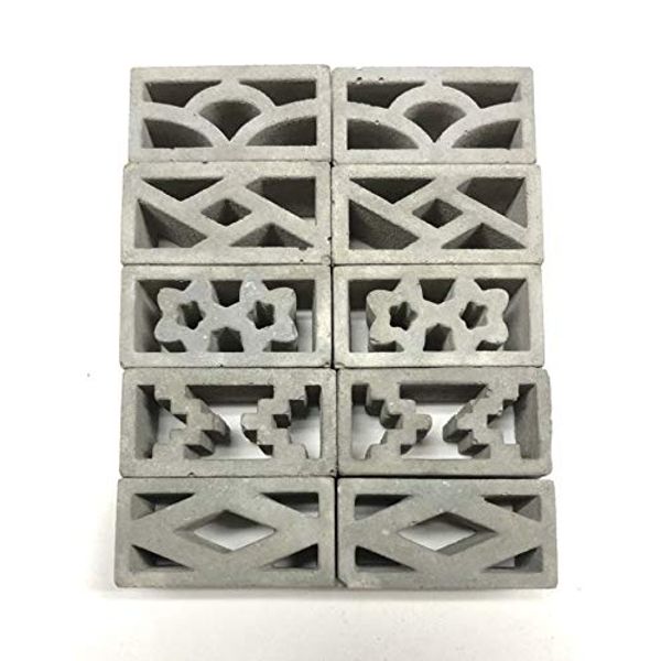 Sasaki Block Miniature Concrete Block Openwork Set Part.2