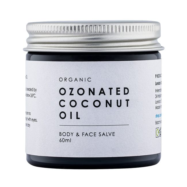 Ozonated Coconut Oil - Body & Face, Organic 60ml - London Ozone