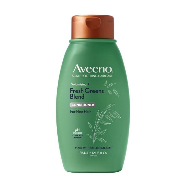 Aveeno Scalp Soothing Haircare Volumising Fresh Greens Conditioner for Fine Hair 354ml