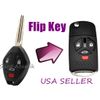 Mitsubishi Flip Key Replacement Housing Shell Case 4 Button Blank Uncut USA