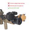 Hammy3DPrints Light/Lens Cover with Tip Grip for Weapon Mounted Flashlights (Black, Warrior 4)