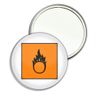 Oxydising - 77mm Round Compact Mirror