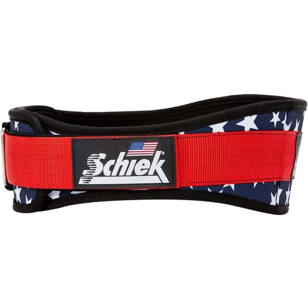 Schiek Sports Model 2004 Nylon 4 3/4" Weight Lifting Belt - Large - Stars