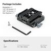 SMALLRIG Universal LWS Baseplate with Dual 15 mm Rod Clamp - 3357