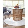 Unique Loom Solid Shag Collection Area Rug (4' 1" Round, Snow White)